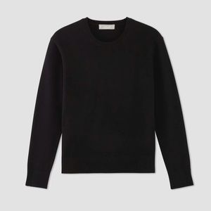 NWT Everlane 100% Cashmere Crew Sweater (black) size XXL